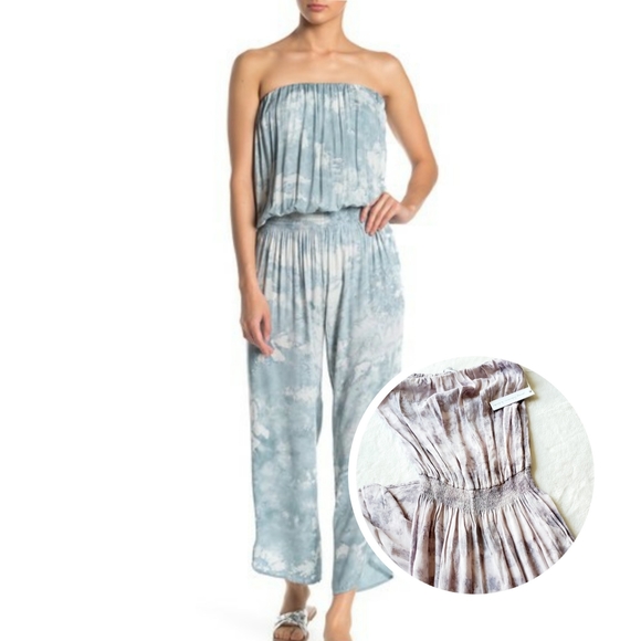 YOUNG FABULOUS & BROKE tie dye jumpsuit - Picture 1 of 6